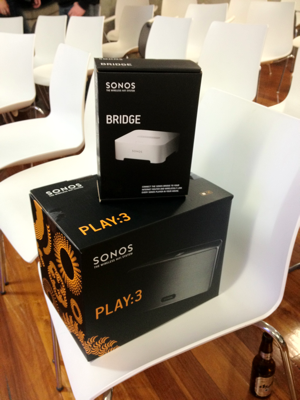 Sonos Play:3 and Bridge